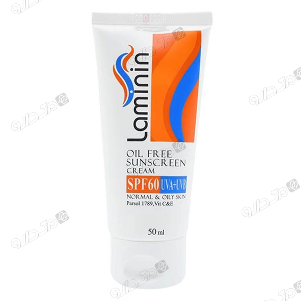 ضد آفتاب بی رنگ SPF50 پوست چرب و مختلط و نرمال لامینین